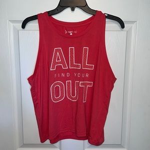 Orangetheory OTF cropped tank